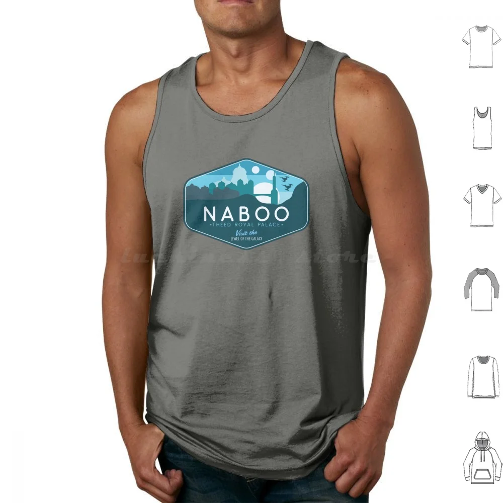 Naboo-Theed Royal-Visit The Jewel Of The Galaxy Tank Tops Vest Sleeveless Tatooine Naboo Planets Naboo Naboo Naboo Naboo Luke