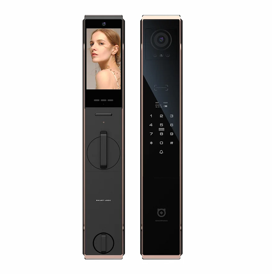 Picture 7: Smart Lock for Wood Door Electric Smart Digital Security CameraAutomatic Face Fingerprint Recognition Video Intercom Wifi