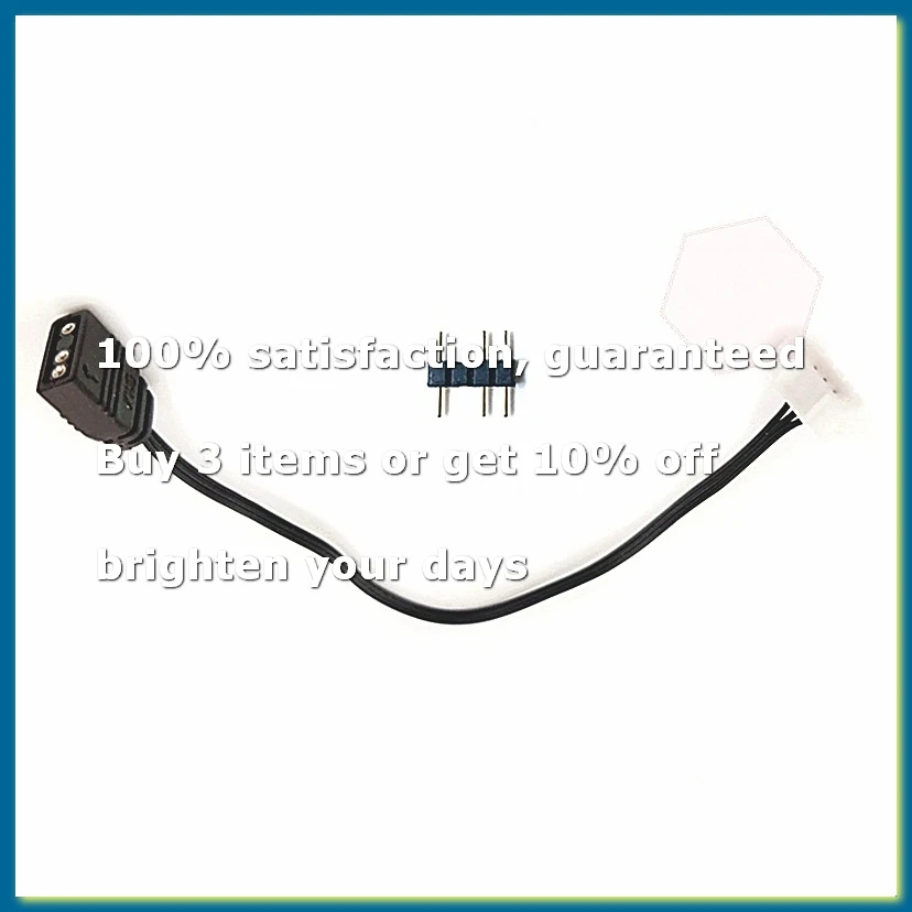 Fan Adapter Cable 6Pin to 5V ARGB 3Pin Converter Cord 5V 3-Pin to 6 Pin for Fan Controller Adaptor Connector