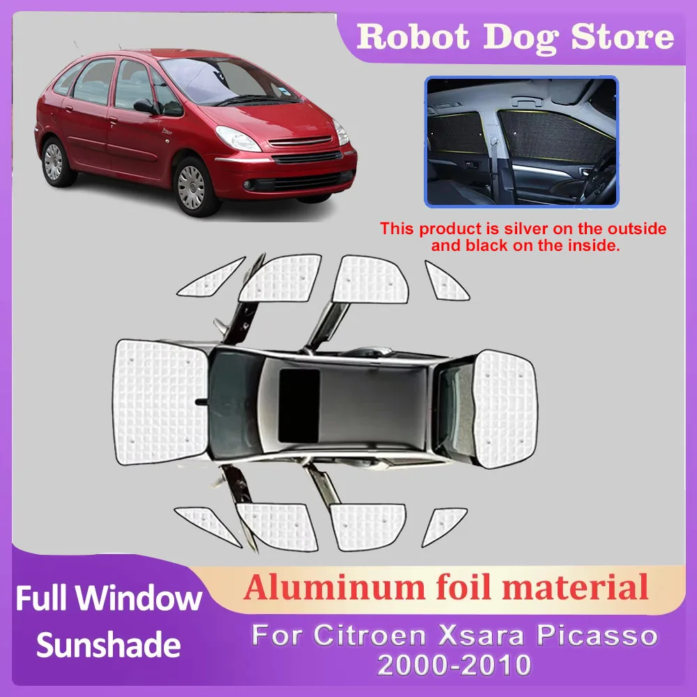 

Car Sunshade For Citroen Xsara Picasso 2002 Accessories 2000-2010 Full Privacy Window Visors Curtains Sun Covers Car Accessories