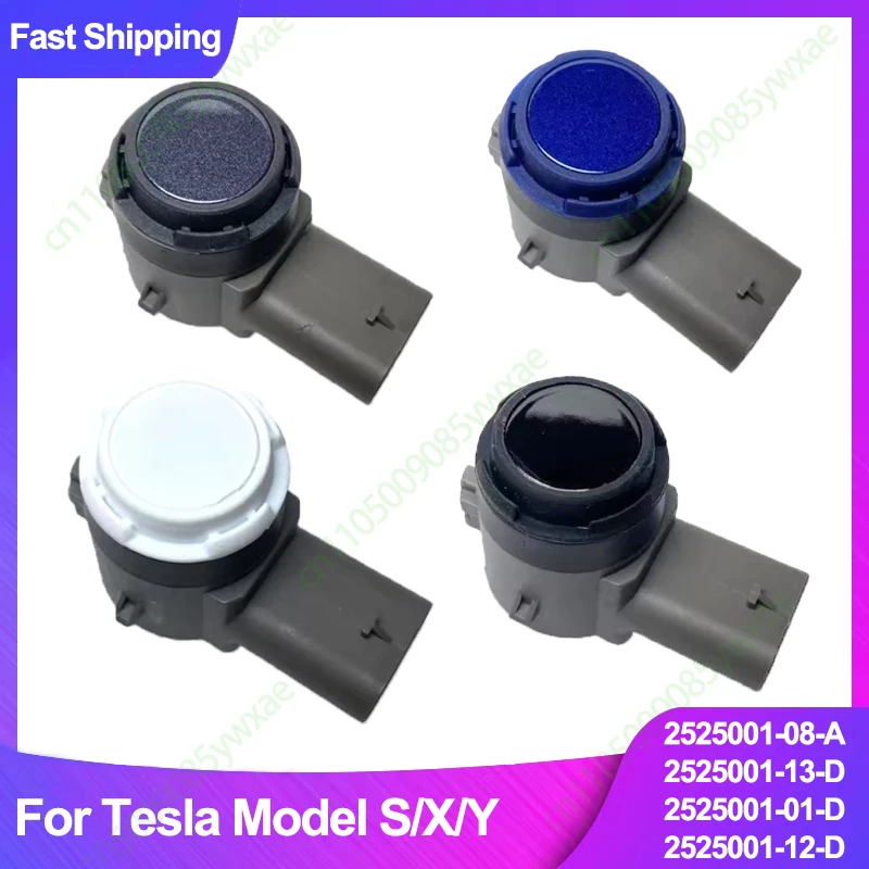 

2525001 PDC Parking Ultrasonic Sensor For Tesla Model S/X/Y 2525001-08-A 2525001-13-D 2525001-01-D 2525001-12-D Reverse Aid Park