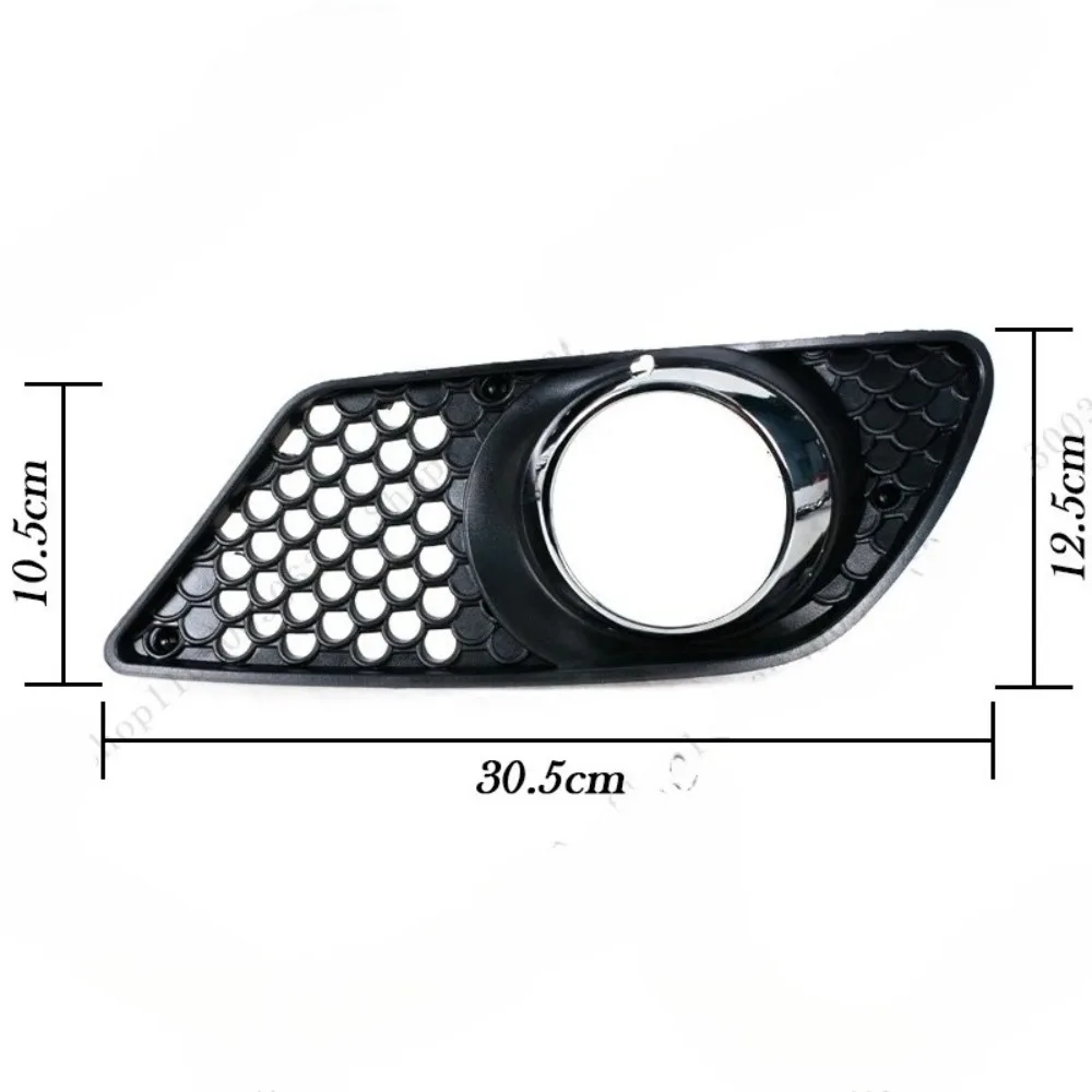 For Mercedes Benz C Class W204 2008-2010 Fog Light Cover  Front Bumper Grille Foglights Covers Frame Hole Protect Car Accessorie view 3