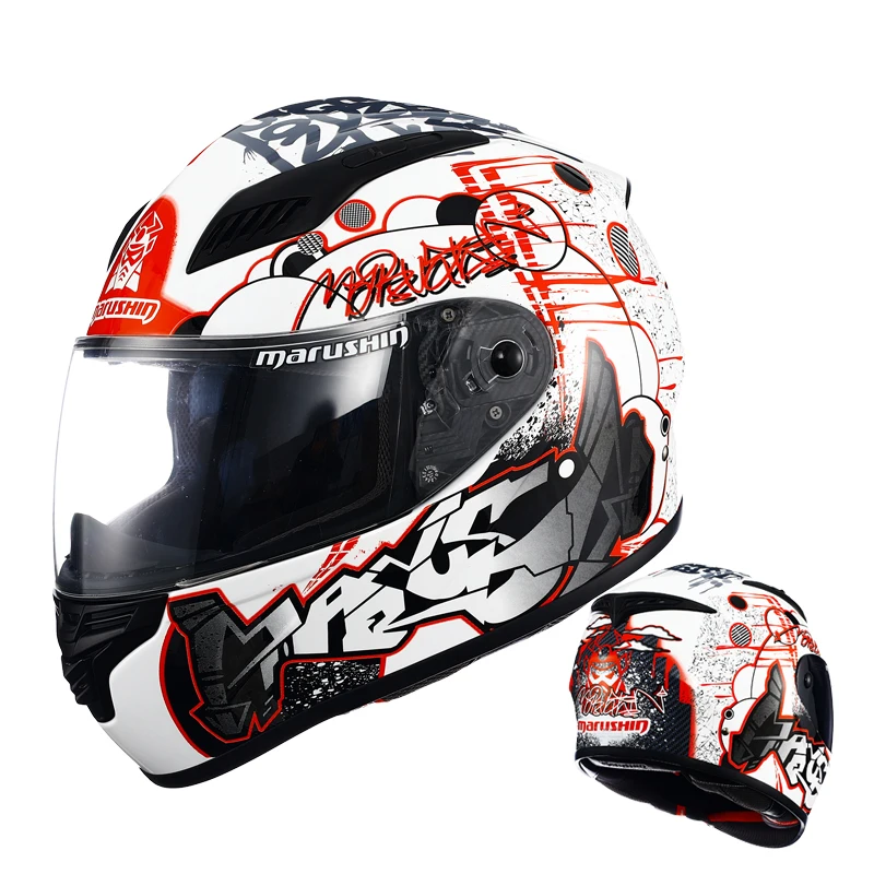 B5 Top New Glassfull face racing sport DOT ECEapproved moto helmets for motorcycle