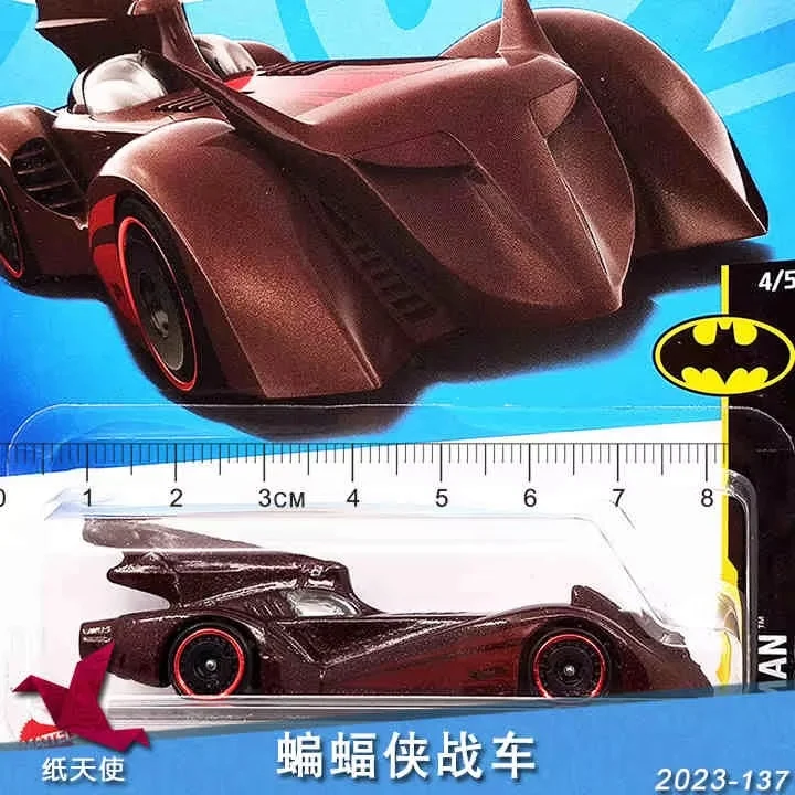 Mattel Hot Wheels Dc Batman la serie animada Batman Robin Batmobile el Caballero Oscuro Chevy Astro Van 1/64 coche modelo juguete para regalo