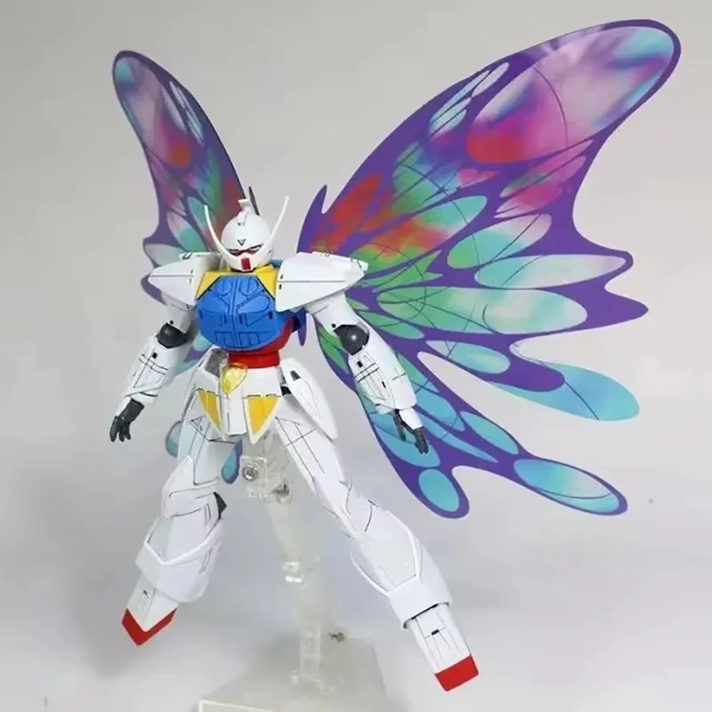 HG 1:144 Turn Inverted Wings of Light Moonlight Butterfly Special Effect Ornament Action Figure Display Bracket Toy for Boys