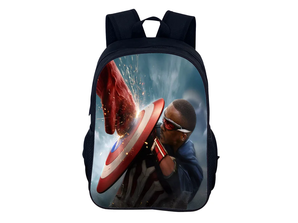 

HOT Elementary Kid Captain America Waterproof Knapsack-Lightweight School Bag-Classic Backpack for Boy