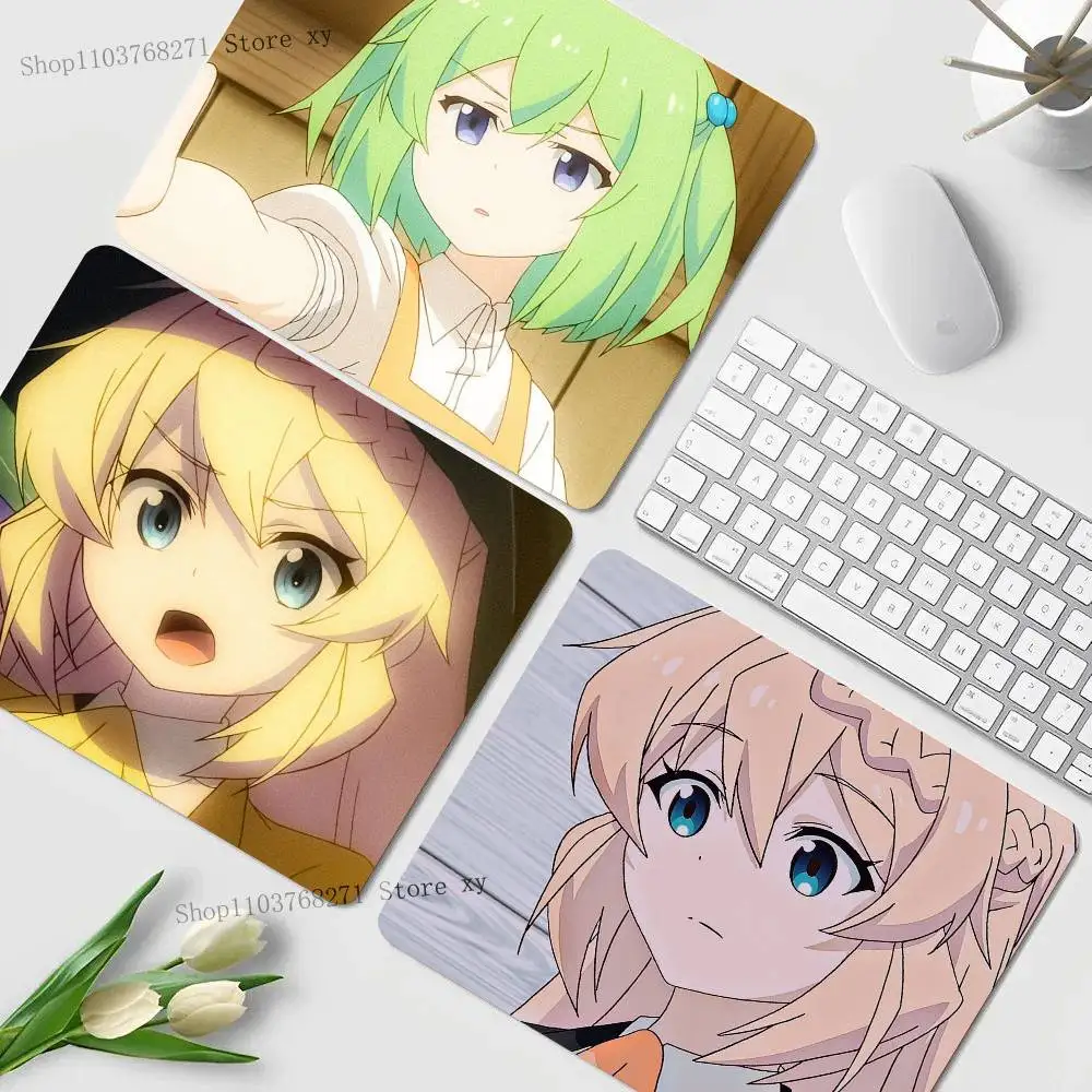 

I've Been Killing Slimes For 300 Years And Maxed Out My Level Anime Mousepad Small LockEdge Rectangular Anti-slip Rubber