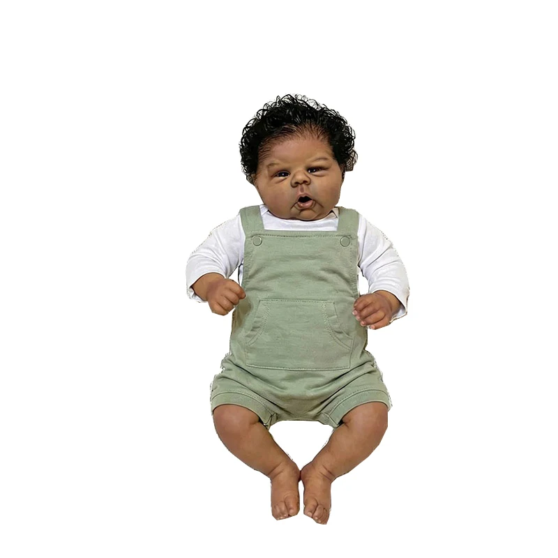 Gounchi 50cm Reborn Doll - Lifelike 3D Veined Skin, Soft Touch, Hand-Rooted Hair, Perfect Kids Gift