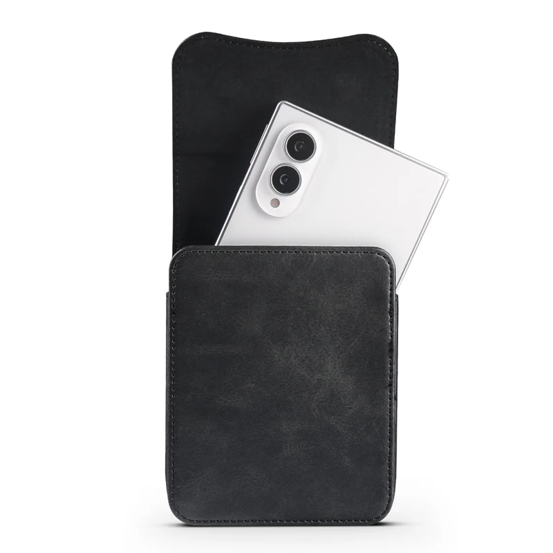 Uniwersalna torba na pas dla telefonów składanych, kompatybilna z Samsung Galaxy Z Fold 8 / 8Wide, iPhone Fold, HUAWEI Pura X Max, skórzane etui na telefon. — zdjęcie produktu 2