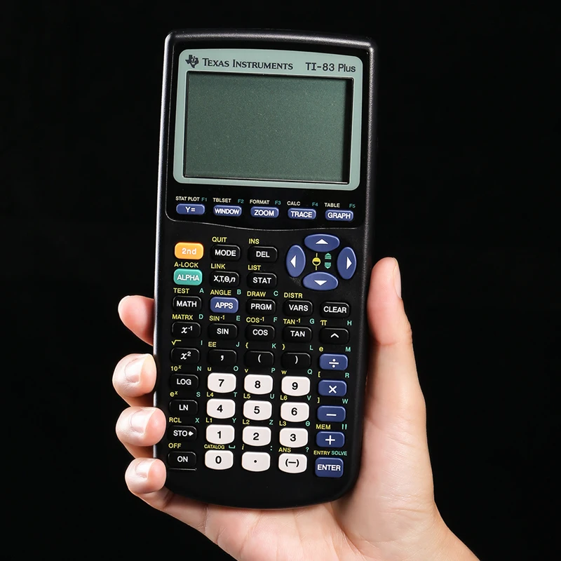 TEXAS Texas Instruments TI-83 PLUS programmazione grafica calcolatrice scientifica IB AP SAT esame internazionale Computer finanziario