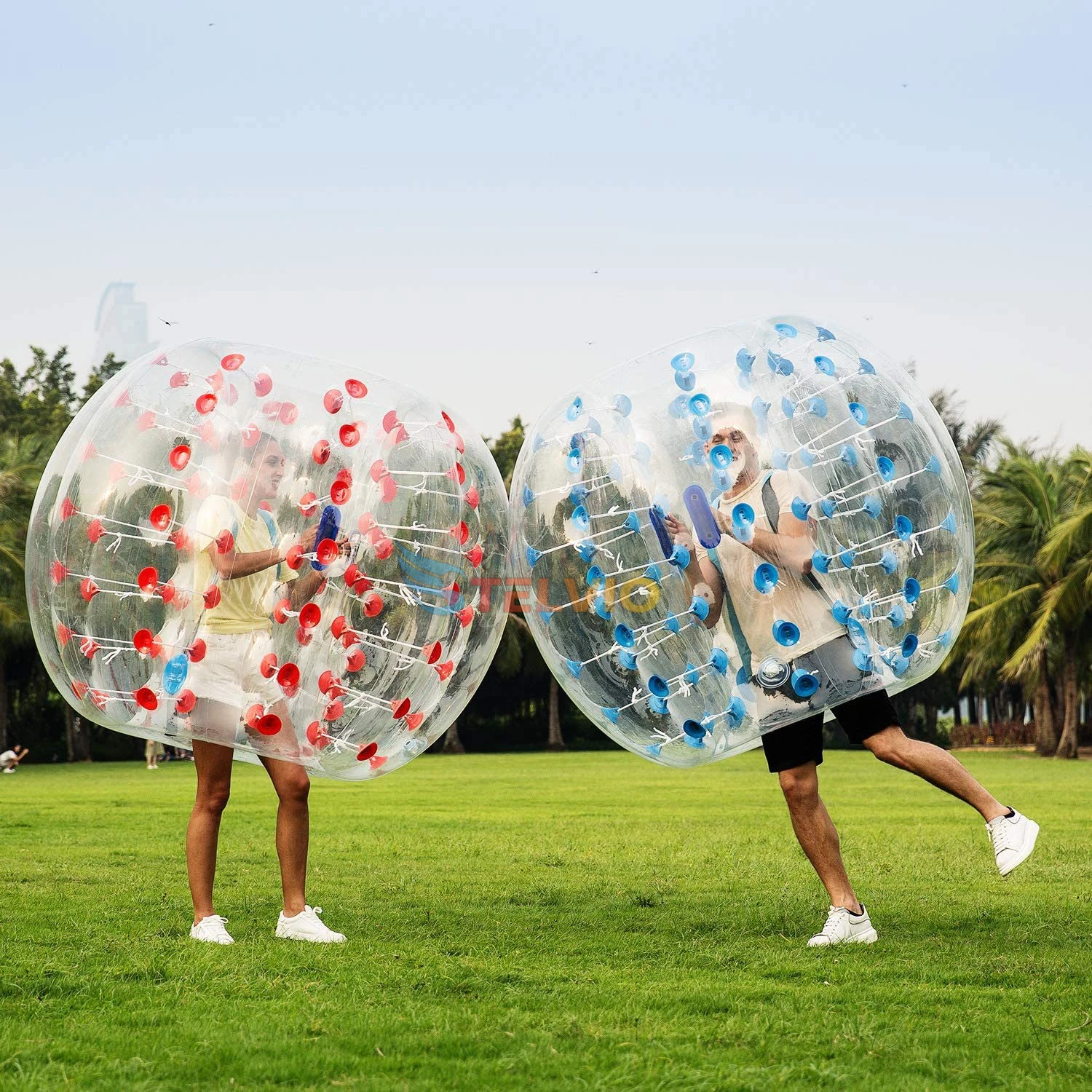 Zorb-pelota de fútbol de burbujas, pelota de parachoques inflable para adolescentes y adultos