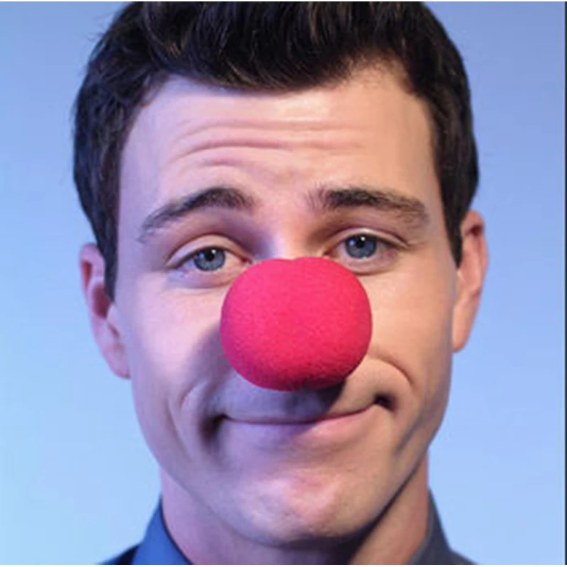 Soft Sponge Clown Nose Cosplay Prop Magic Trick Stage Performance Halloween Party Costume Accessory Prank Decor Present