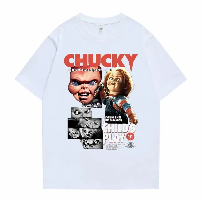 Chucky You'll Wish It Was Only Make Believe T-shirt Catherine Hicks Chris Sarandon Child‘s Play Tshirt Men Women Hip Hop Tees