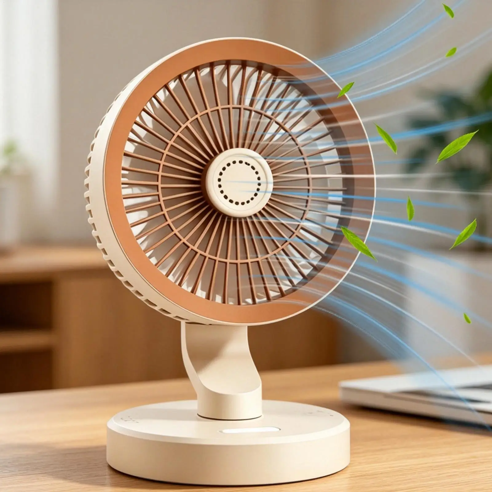 Desktop Fan wall-mountable circulating fan Rechargeable Cooling Remote Control Portable Quiet Desk Fan Desktop Fan Personal Fan