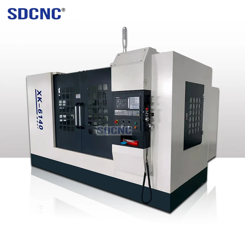 New High Precision Horizontal CNC Milling Machine XK6140 3 Axis Industrial Mill with Single Spindle and Digital Control