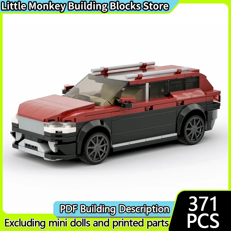 

Speed Racing Car Model MOC Building Bricks GLS Large Luxury SUV Modular Technology Children Holiday Gifts Assemble Toys Suit