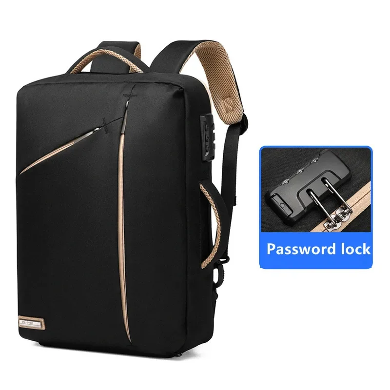 

Business trip office computer bag travel backpack anti theft password lock laptop tablet handbag large capacity storage packback