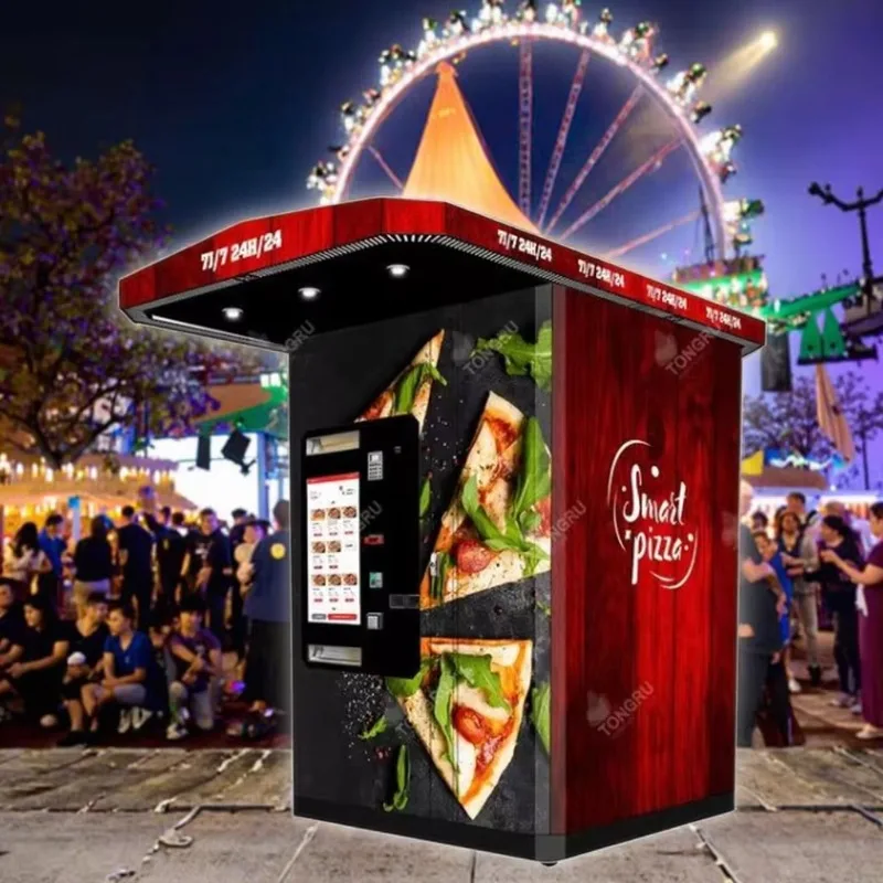 Smart Pizza Food Vending Machine Commercial Automatic Pizza Oven Self Service Fresh Pizza Equipment