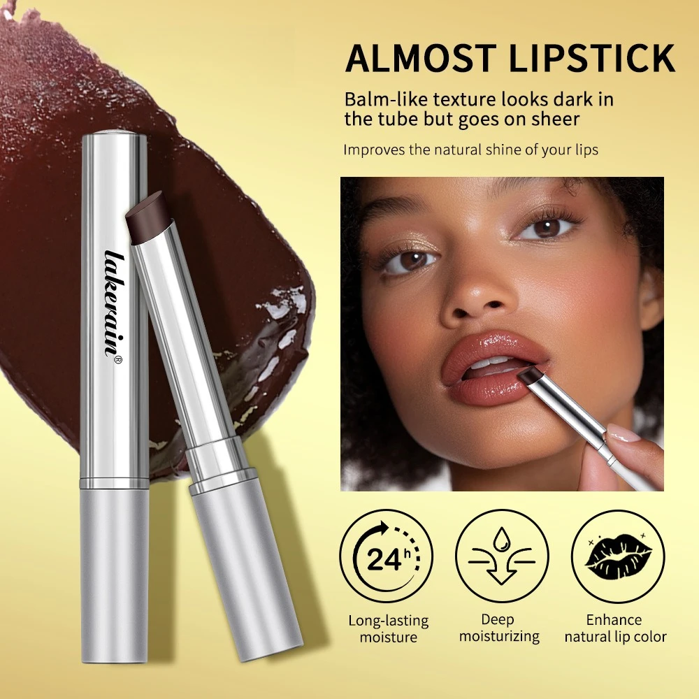 Kremowy Balsam do Ust z Czarnym Miodem, Długotrwała Pomadka, Higieniczny, Nawilżający, Powiększający Usta, Odżywczy, Makijaż, Pielęgnacja Ust, Kosmetyki