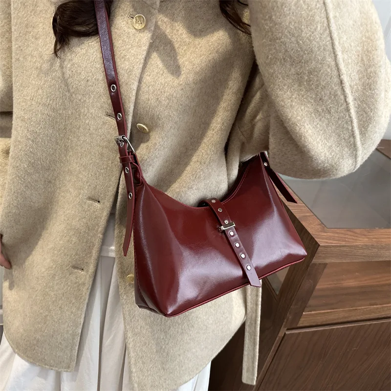 

Осень-зима 2021, новая нишевая повседневная и персонализированная сумка для пельменей, модная женская сумка через плечо, сумка через плечо