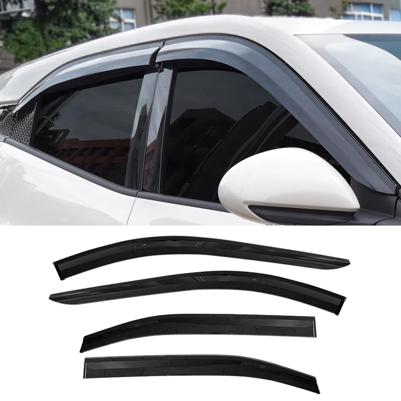For Byd Dolphin Surf Dolphin Mini Car Window Visor Rain Guard Wind Deflector Glass Sun Shade Special Modification