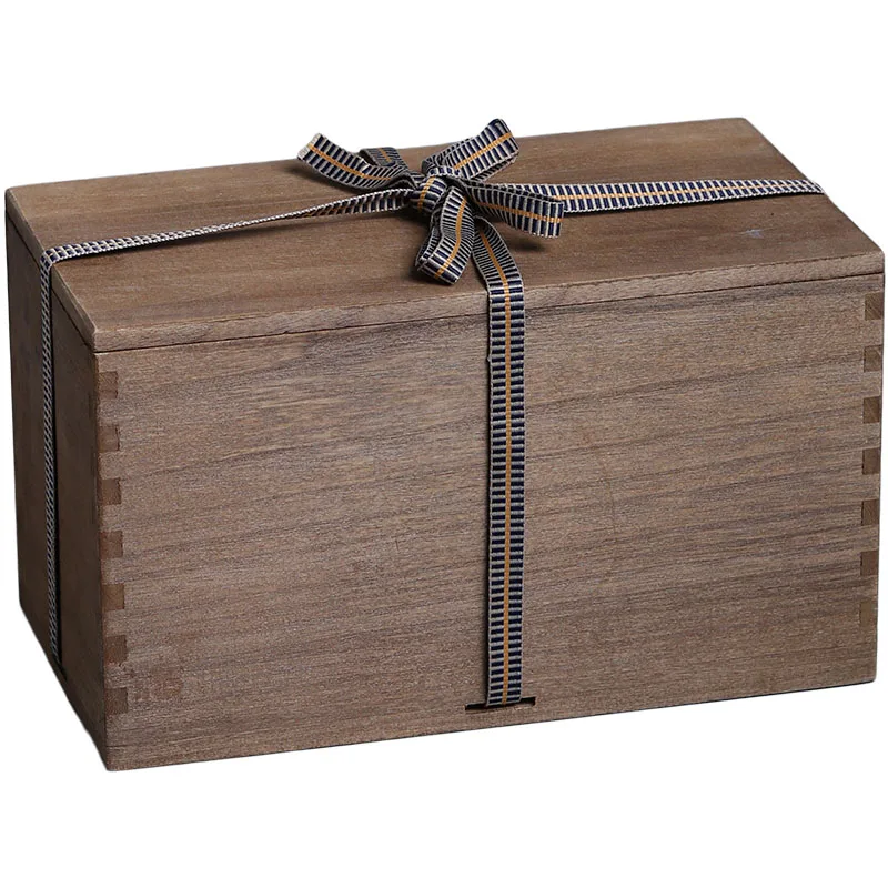 Wood Storage Box Jewelry Tea Collection