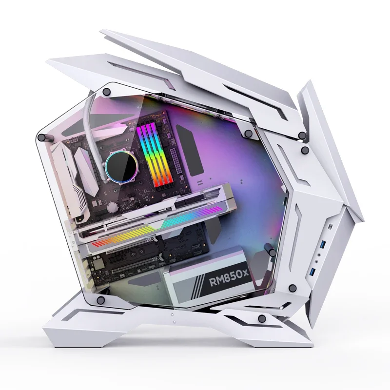 Obudowa komputera PC Gaming CASE MOD-3 Mini White RGB Middle Tower