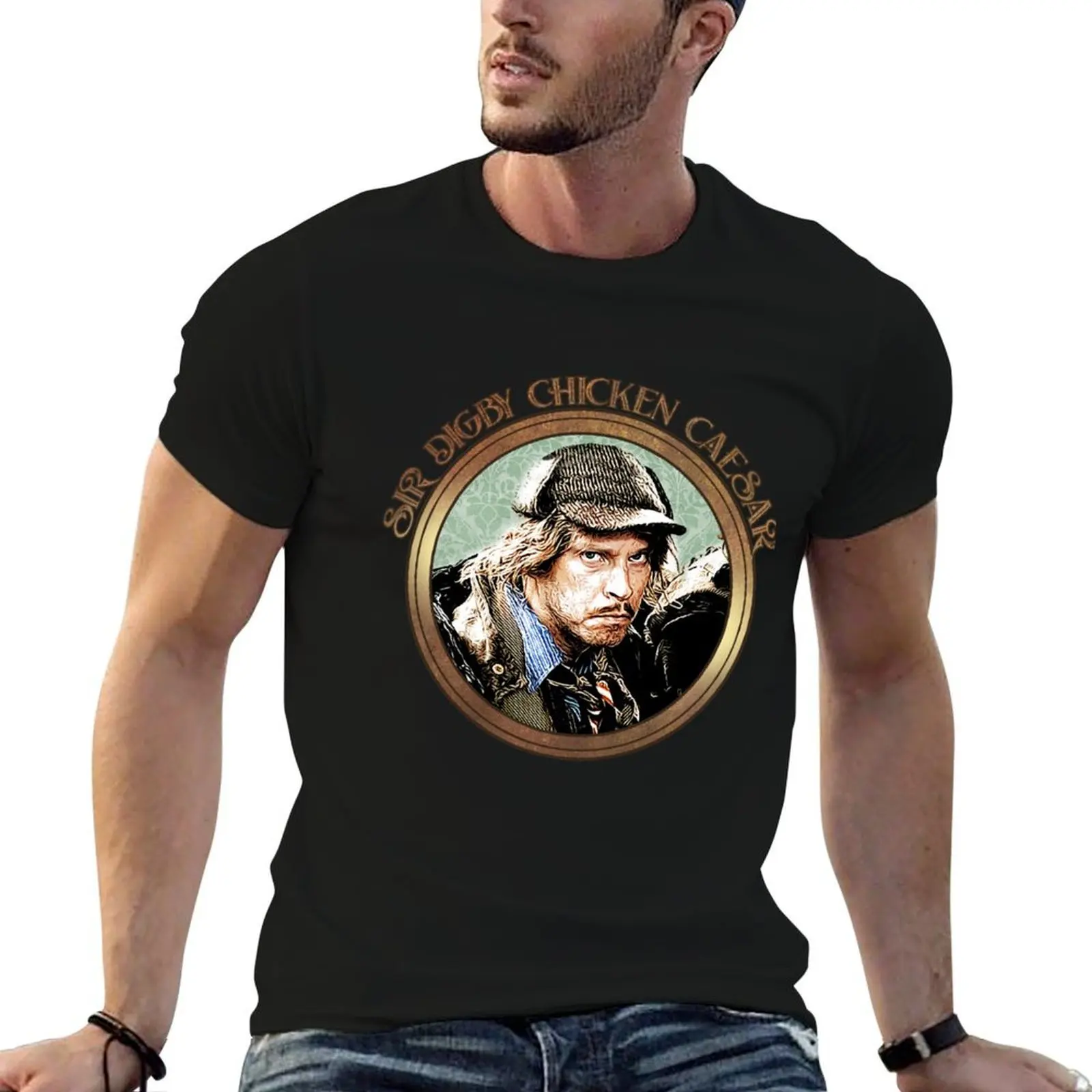 Sir Digby Chicken Caesar T-Shirt fashion shirts Blouse mens t shirts top quality