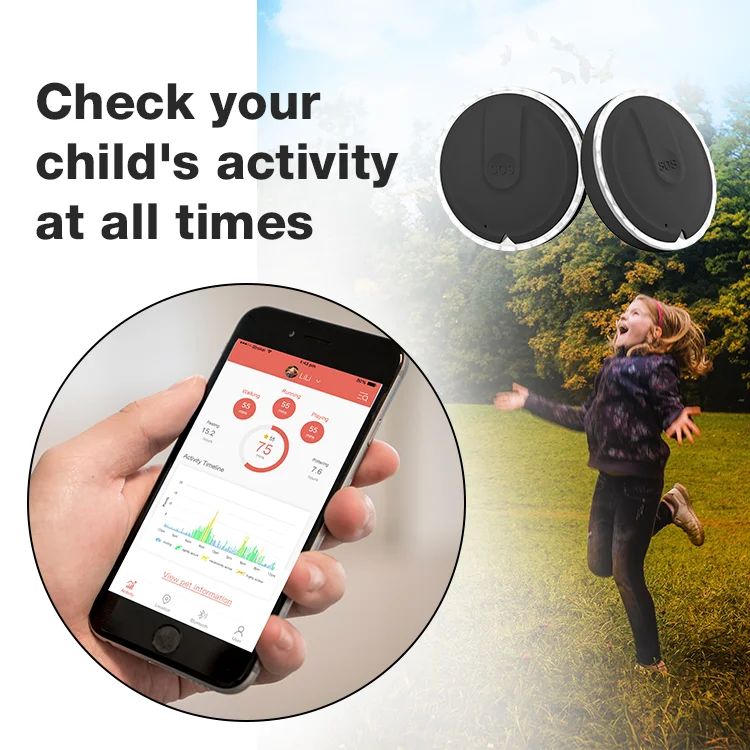 Micro Children GPS Tracker Necklace, Elderly Alarm GPS Tracking Locator,GSM Sim Card Personal Mini Kids GPS Tracker