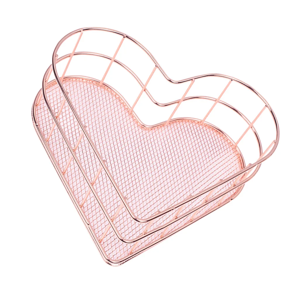 1 stuks Rose Gold moderne minimalistische metalen bestandsopslagmand gegalvaniseerde desktop organizer voor boekenbestanden kantoor school