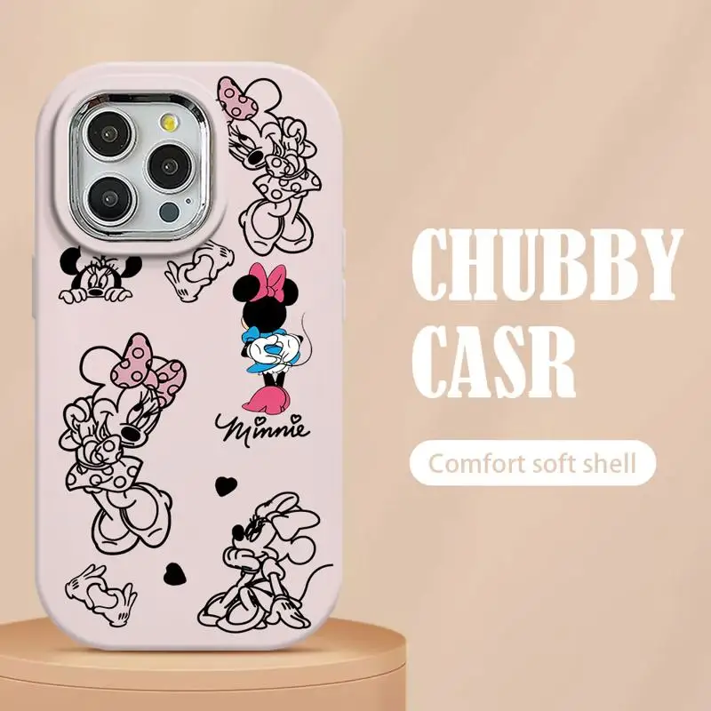 Disney Mickey Minnie Mouse Cover Phone Case for Xiaomi Redmi Note 12 Pro 13 10 Pro 9s 9 11 Pro Plus 5G 13Pro Silicone Soft