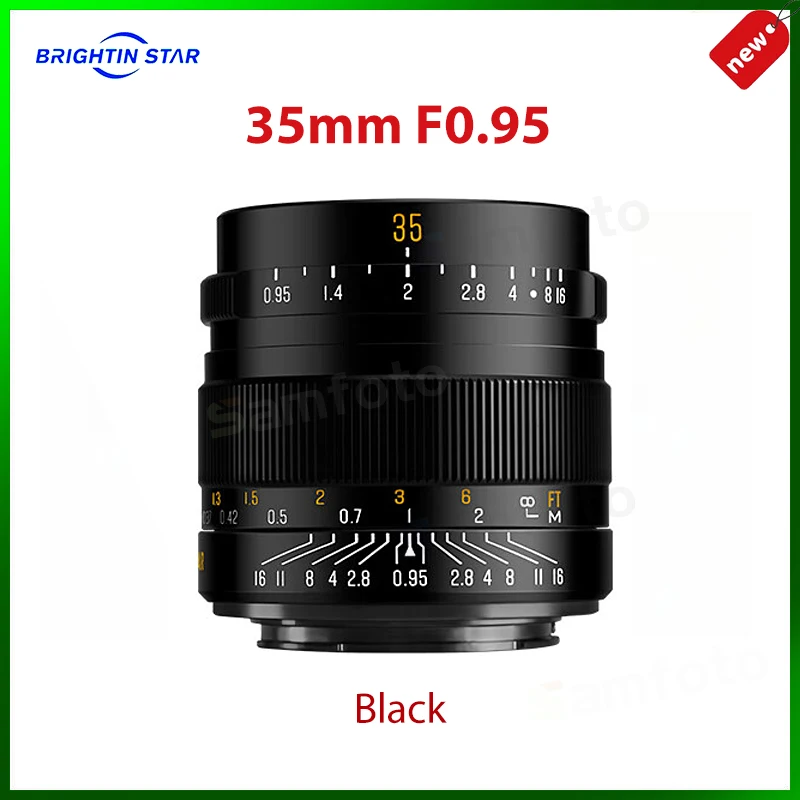 Brightin Star 35mm F0.95 Large Aperture APS-C Manual Focus