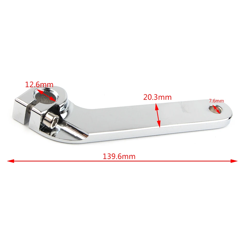 Chrome Inner Shift Rod Shifter Lever Bracket for Harley Touring 1984-2012 2013 2014 2015 2016 2017 2018 FLT / FLHT /Trikes