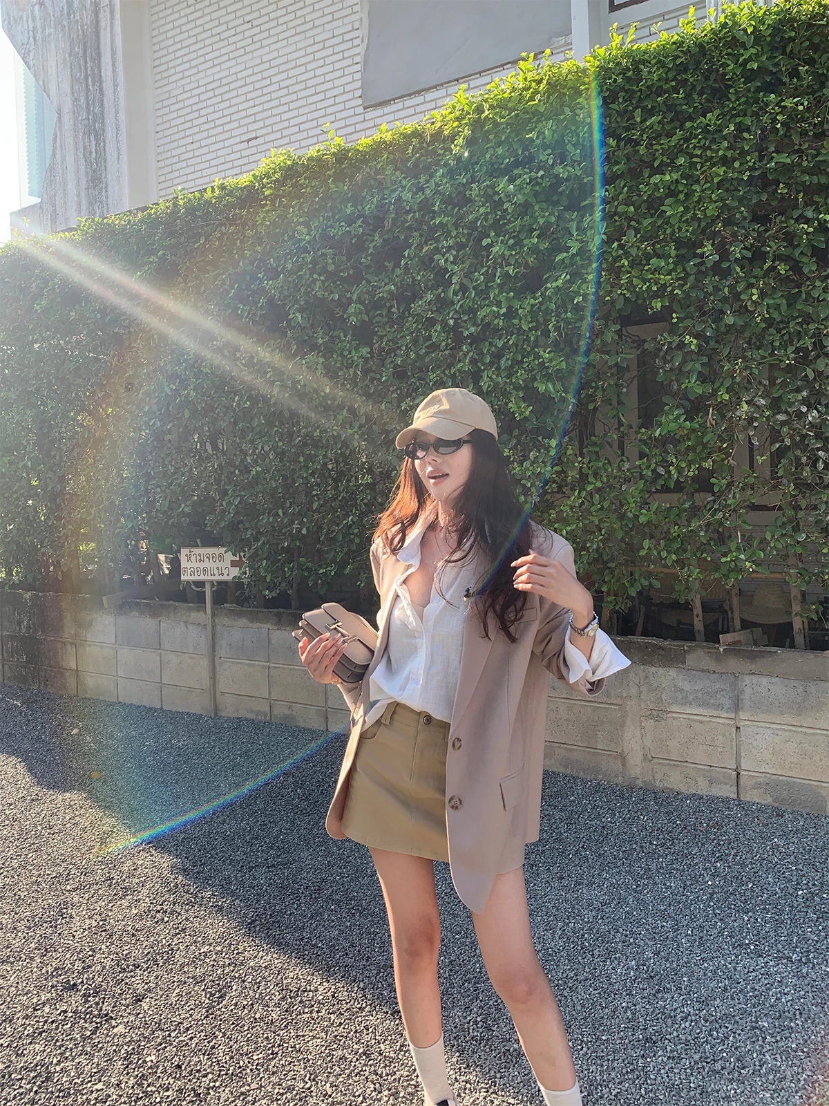 

NanaByNana Bla Suit Jaet Women's Casual Sle Spring Autumn Long Sve Polyester Blend Comfortable Fit Faionable