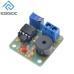 9V 112V LM358 Accumulator Sound Light Alarm Board Buzzer Prevent Over Discharge Controller Module Without Overvoltage Protection