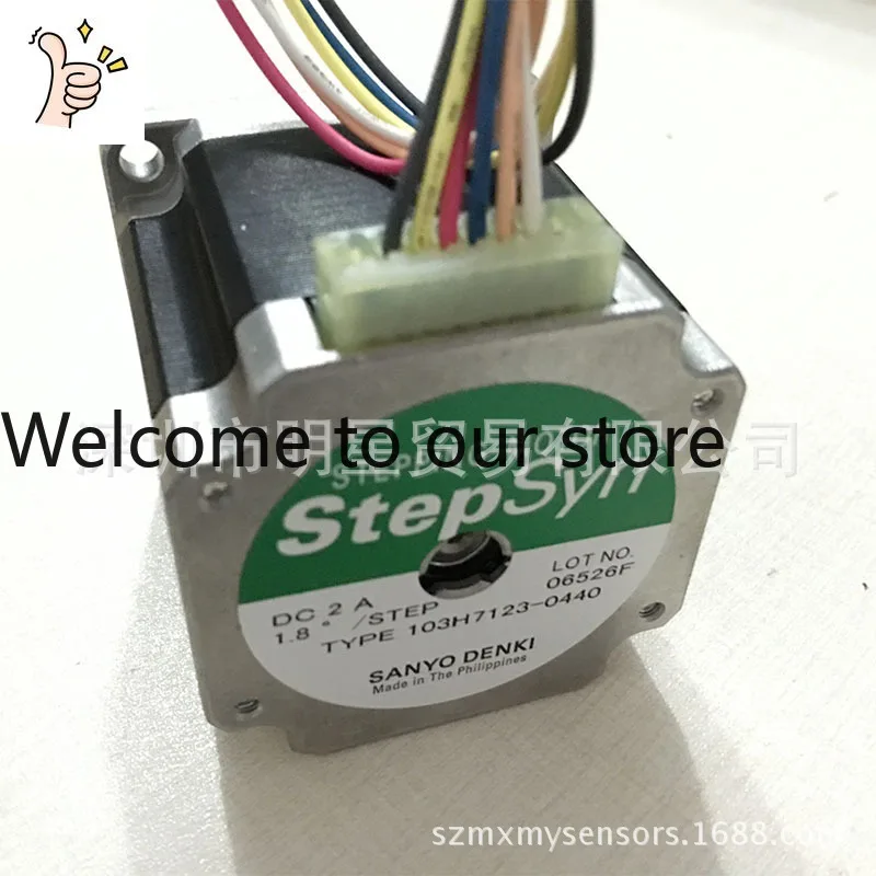 103H7126-5840 Японский шаговый двигатель Sanyo SANYO, оригинальный, подлинный, за подделку — десятикратная компенсация