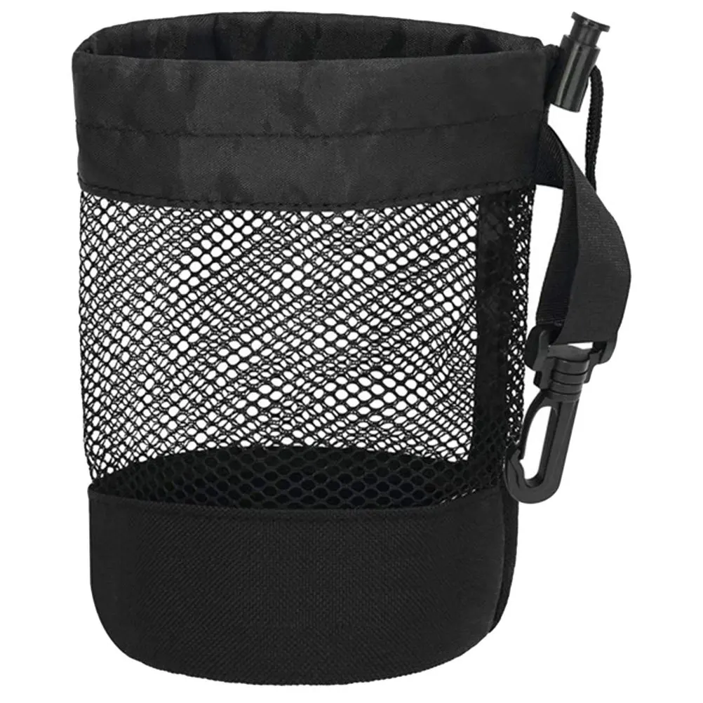

Tennis Ball Storage Bag Mesh Drawstring Pouch Portable Buckle Design for Golfing Ball Organizer Lightweight Sports Gear Holder