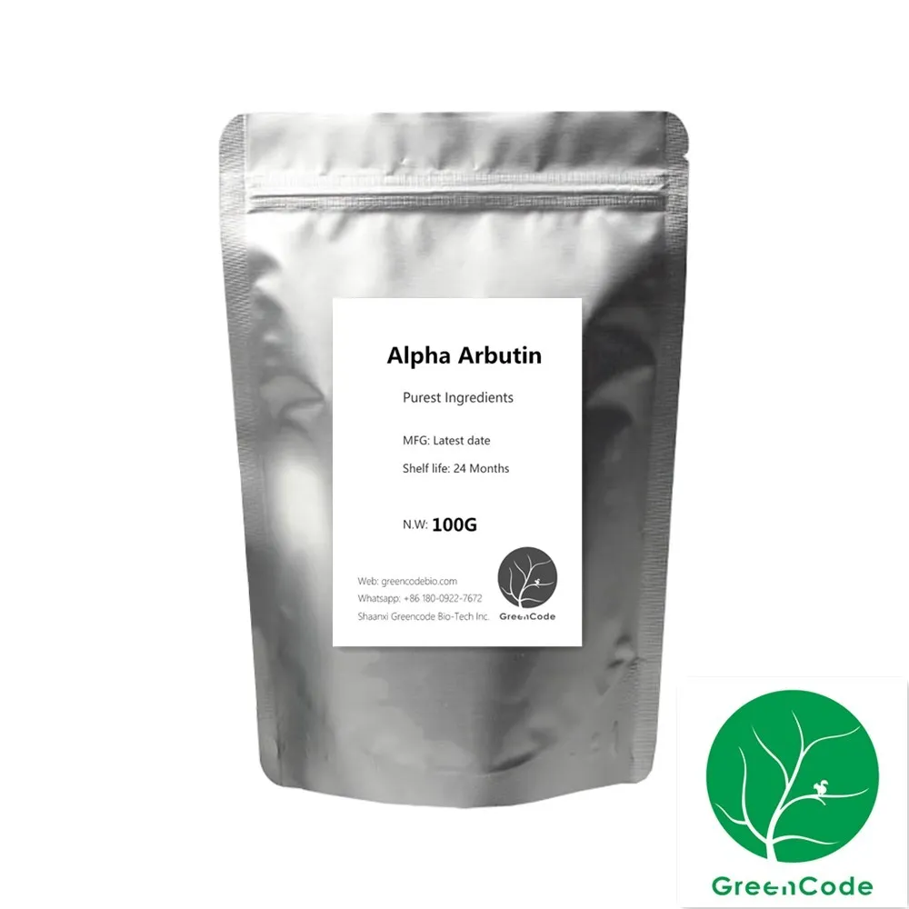 Pure Natural Cosmetics Material 99% Alpha Arbutin Powder,Arbutoside,Whitening Skin,Inhibition of Melanin,Anti-aging