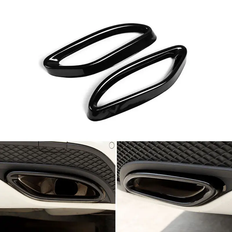 

Car Accessories Trim Tail Exhaust Pipe Cover For Mercedes Benz B C E CLA GLC GLS GLE Class X253 W205 W166 W212 W213 C117 W246