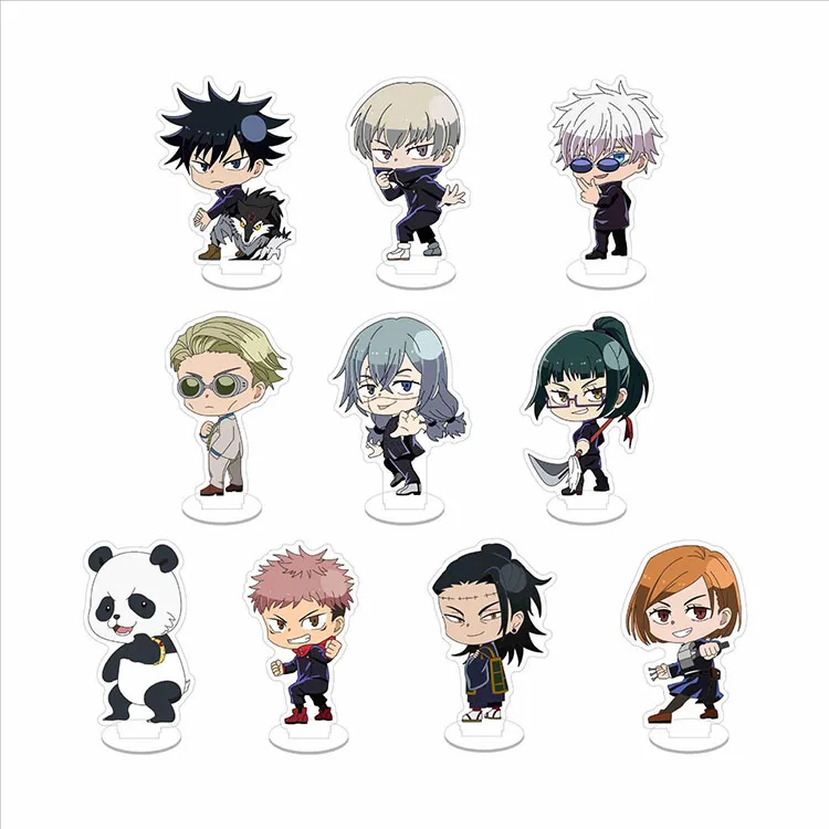 

Game Jujutsu Kaisen Satoru Gojo Geto Suguru Itadori Yuji Cosplay Acrylic Table Decoration Standing Sign Ambitus