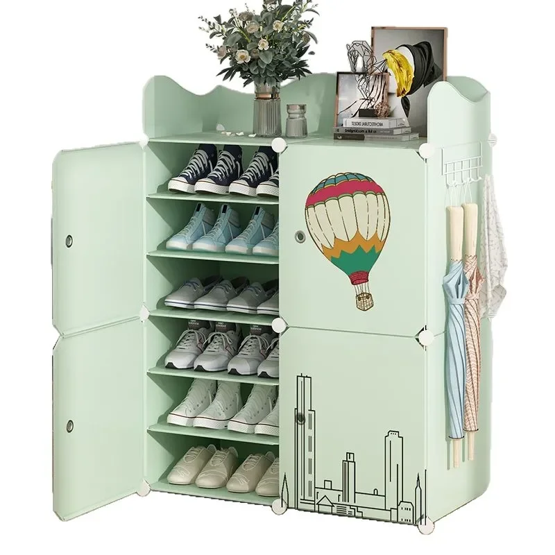 

Simple shoe rack, small narrow door, good-looking home interior, new multi-layer dust-proof storage artifact, dormitory bedroom