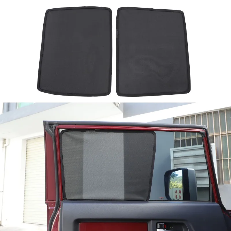 

Front Side Window Mesh Screens for Toyota FJ Cruiser 2007-2021 Memory Wire Car Accessories