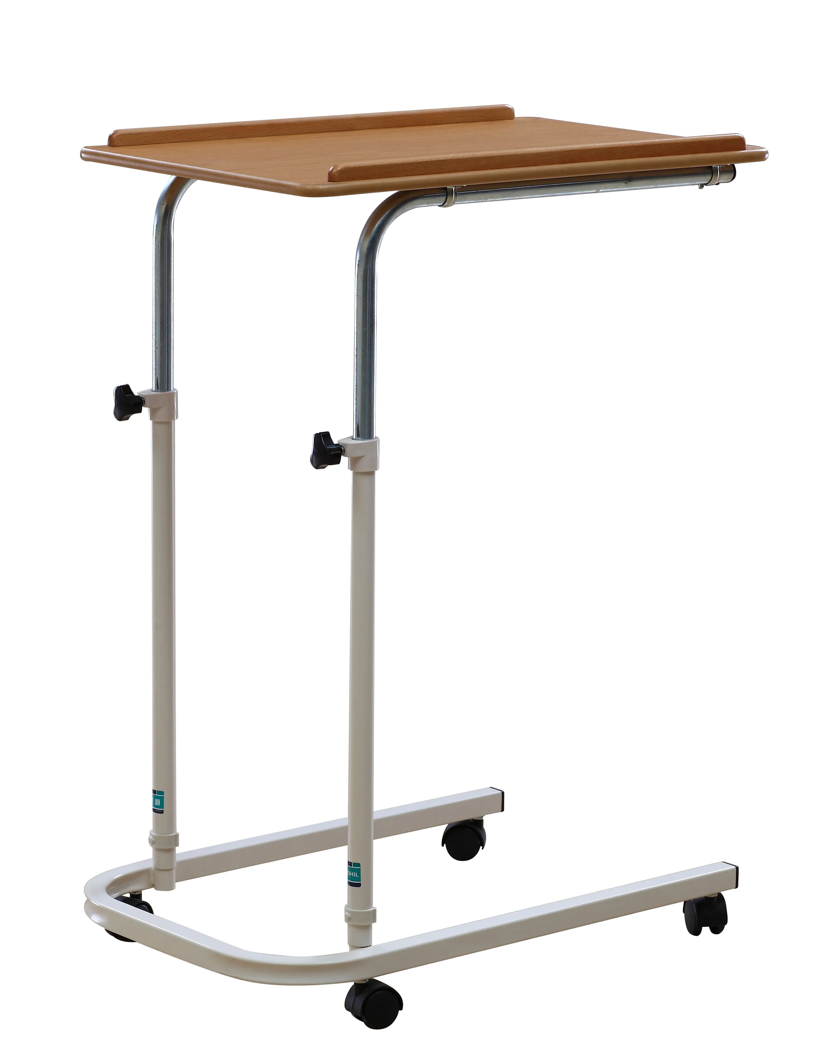 MT Medical  Hospital-Furniture Durable Movable Over Bed Table Mobile Medical Adjustable Hospital Patient Dining Table