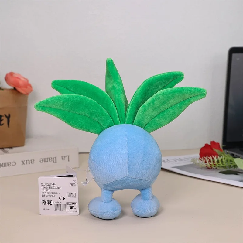 8 inch Pokémon Fit-serie Oddish pluche - officiële levensechte plantenpop in pc-stijl, zachte schattige generatie 1 wiet Pokemon gevulde coll