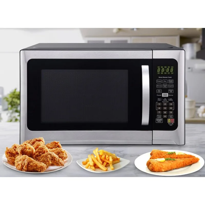 

Countertop Microwave Oven with Sensor Cooking, 1.2 cu. Ft, Stainless Steel