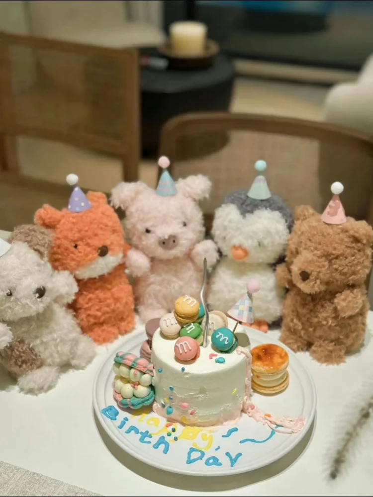 ตุ๊กตา Jcat Little Series รุ่นต่างๆ หมู แมว เพนกวิน ไก่ สุนัข หมีแพนด้า แกะ มังกร ของเล่นเพื่อนเล่นและของเล่นผ่อนคลาย ของขวัญคริสต์มาสสำหรับเด็กผู้หญิง