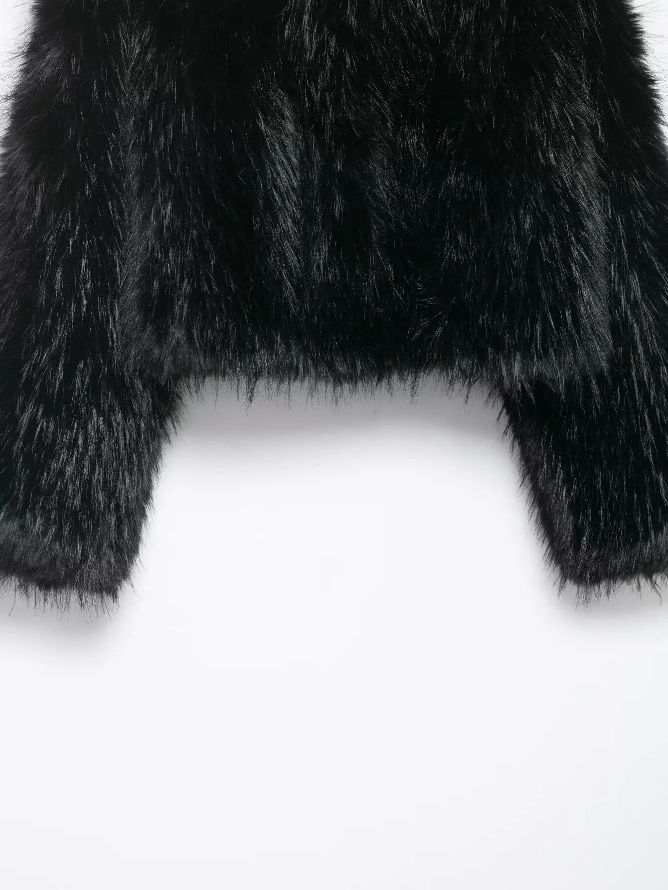 Giacca corta da donna in pelliccia sintetica autunno inverno moda versatile semplice girocollo manica lunga cappotto corto peluche caldo capispalla casual