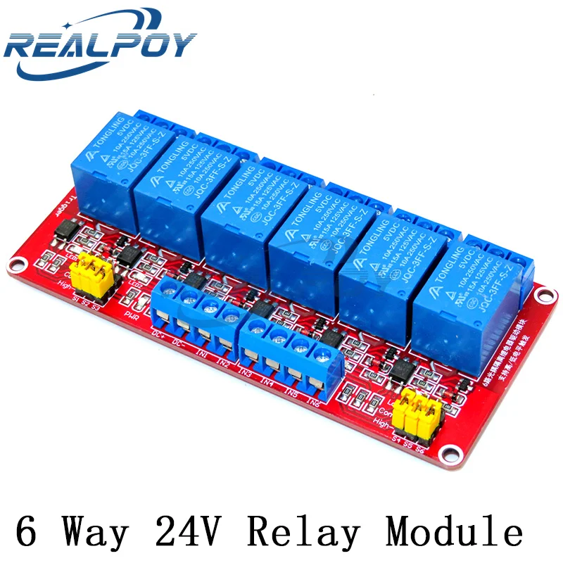 1 2 4 6 8 Kanal Weg 5V 12V 24V Relais Modul Board Shield mit Optokoppler Unterstützung High und Low Level Trigger für Arduino