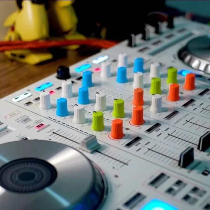 Pioneer DJM, DDJ, XDJ Colorful Pioneer EQ Knob Cap 3pcs Set Mixing Console Controller Pad Effector