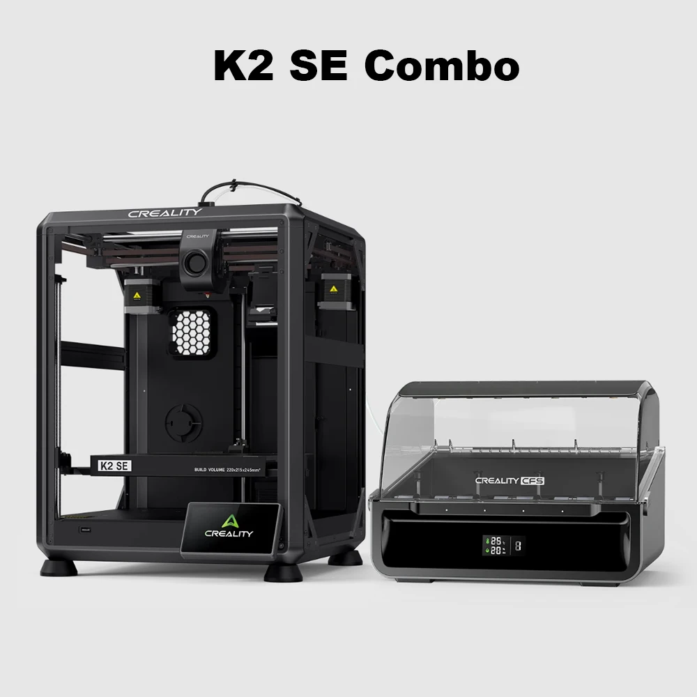 Creality K2 SE/ K2 SE Combo 3D-printer Bouwvolume 220*215*245mm 16 kleuren met CFS 500mm/s printsnelheid Slimme automatische nivelering